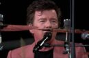 Rick Astley sings AC-DC at Glastonbury