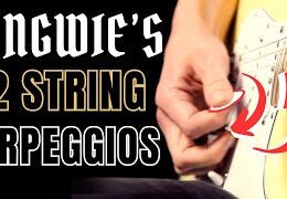 Yngwie Malmsteen's 2-String Arpeggios (Economy Picking)